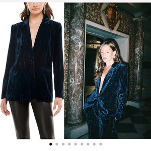 WAYF x Emma Rose velvet blazer